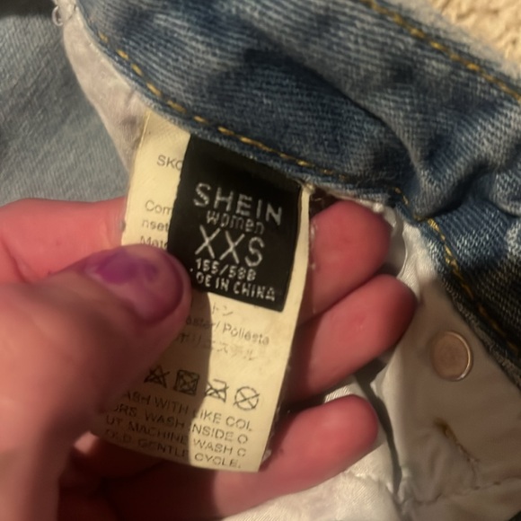 shein skinny jeans with rips - Picture 5 of 5